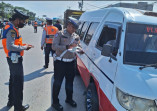 Jelang Operasi Ketupat Ditlantas Polda Riau Bersama Instansi Terkait Gelar Penertiban Kendaraan Odol dan Travel Gelap