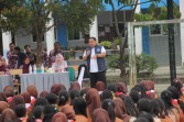 Sosialisasi Bahaya Narkoba di SMPN 45 Pekanbaru, Kombes Wawan Buka Dialog Interaktif dan Deklarasi Bersama Ratusan Siswa