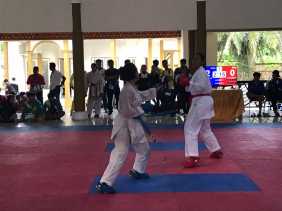 M Prawibowo Sumbang Emas Perdana Rohul di Porprov X Riau dari Cabang Karate