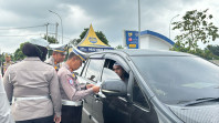 Tekan Laka lantas di Jalan Tol Permai Tim Gabungan Lakukan Penertiban Odol