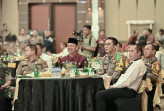 Bupati Rohil Hadiri Rapat Pimpinan TNI-Polri Se-Provinsi Riau