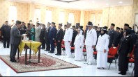 Bupati Rohil Bistamam Lantik Pejabat Tinggi Pratama dan Administrator