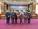 DPRD Rohil Gelar Rapat Paripurna Penyampaian Nota Keuangan Ranperda APBD tahun 2025 Oleh Bupati Rohil