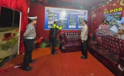 Jelang Nataru, Polsek Kandis Pastikan Pos Pengamanan Exit Tol Kandis Utara Siap Beroperasi