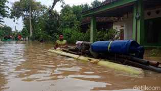 5 Hari Banjir Jombang Tak Kunjung Tuntas, 6.882 Jiwa Bertahan di Pengungsian