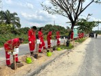 Lestarikan Lingkungan, EMP Energi Gandewa Bersama Pemkep Rantau Bais Tanam Pohon