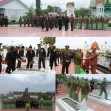 Dandim 0321 Rohil Pimpin Upacara Ziarah di Makam Pahlawan Sambut HUT ke 80 TNI