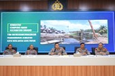 Polda Riau Terjunkan 250 Personel untuk Percepatan Pembangunan Infrastruktur Jembatan di Daerah Terpencil