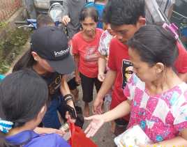 Wujud Kepedulian kepada Masyarakat, IOH Salurkan Bantuan kepada Korban Banjir dan Longsor Manado