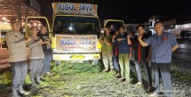 Wujud Kepedulian Nyata, Polsek Kandis Bersama CV. Jugul Jaya Kirim Bantuan untuk Korban Bencana Sumatera