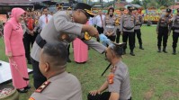 Sebanyak 82 Personel Polres Kampar Naik Pangkat