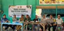 Temu Ramah dengan Masyarakat Pencing Bekulo, Kapolsek Kandis Sampaikan Program Green Policing dan Kamtibmas
