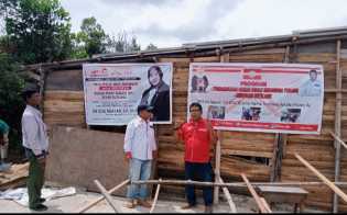 Albert Sembiring Pastikan Bantuan Rumah Layak Huni Sudah Berjalan di Riau