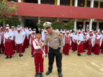 Police Goes To School, Satlantas Polres Inhil  Berikan Pembekalan Tertib Lalu Lintas Usia Dini