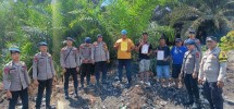 Polsek Kandis Gelar Patroli dan Sosialisasi Maklumat Kapolda Riau Antisipasi Karhutla