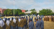Police Goes to School di SMKN 1 Kandis, Kompol Herman Sosialisasi Kamtibmas dan Program Polri