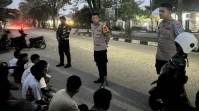 Polres Inhil Bubarkan Aksi Balapan Liar, 6 Ranmor dan 12 Orang Remaja Diamankan
