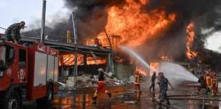 Kebakaran Besar Terjadi Di Lokasi Ledakan Beirut, Api Berasal Dari Gudang Minyak