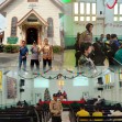Polsek Bangko Kerahkan Personil Amankan Ibadah Natal di Gereja