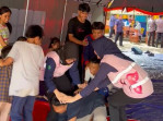 PLN Gelar Pemeriksaan Kesehatan dan Trauma Healing Bagi Korban Bencana di Sukabumi