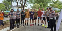 Polres Inhil Sosialisasi Riau Bhayangkara Run 2025 di Lokasi CFD
