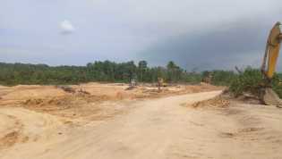 Ilegal Mining Bento Jaya Persada Berjalan Aman Meski Berada di Dekat Kantor Polisi Dumai