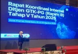 Dipembukaan Rakor Internal Ditjen GTK Rapim 2025, BGTK Riau Ekspos Capaian Program