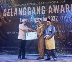 Pemda Rohil Terima Tiga Penghargaan Dari Kementrian Keuangan Republik Indonesia