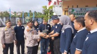 Dirbinmas Polda Riau Pimpin Penanaman Pohon Peringati HUT Satpam ke-45 Tahun 2025