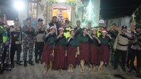 Polsek Bangko Gelar Patroli Skala Besar, Pastikan Ibadah Natal Nyaman dan Kondusif