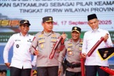Kapolda Riau Pimpin Apel Satkamling di Dumai