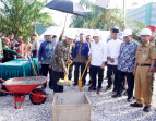 UMRI Bangun Gedung Mahmud Marzuki Tower 9 Lantai, Prof Haedar Letakkan Batu Pertama
