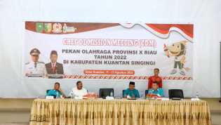 CDM Porprov Riau Resmi Dibuka, Akan Tetapkan Entry By Number dan By Name