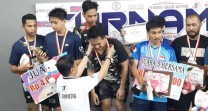 Ganda Putra PB RBC Juarai Turnamen Badminton Kapolsek Pekanbaru Kota, Simpatig Cup 2025