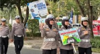 Polantas Menyapa di CFD Pekanbaru: Edukasi Keselamatan dan Aksi Peduli Lingkungan