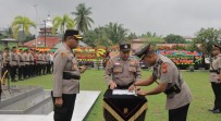 Kapolres Kampar Pimpin Sertijap Kapolsek Perhatian Raja