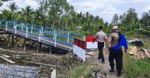 Progres Pembangunan Jembatan Parit 14 Hilir Telah Mencapai 100 Persen