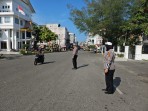 Antisipasi Kemacetan, Personil Polsek Bangko Atur Lalu Lintas di Jalan Merdeka dan Pahlawan