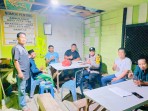 Sambang Warga Bhabinkamtibmas Polsek Bangko, Kunjungi Pos Kamling di Bagan Barat