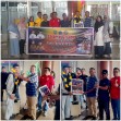 Setibanya di Tanah Air, Devin Siswa SKO Riau Disambut dengan Kalungan Bunga