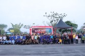 Hari Buruh Sedunia 2025, Kapolres Rohil Gelar Kegiatan Penanaman Pohon dan Olahraga Bersama