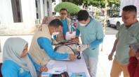 Cegah Penularan Rabies, DKPP Rohil Gelar Vaksinasi HPR Gratis