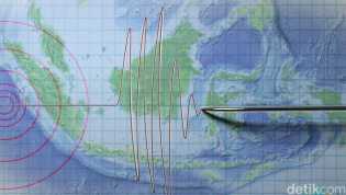Gempa M 4,6 Terjadi di Pangandaran, Berpusat di Laut