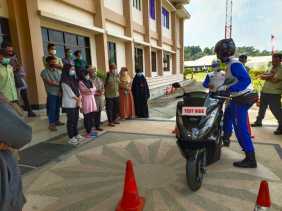 CDN Riau Gelar Training Safety Riding di PT Arara Abadi