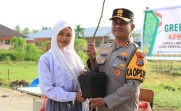 Melalui Program Police Goes To Shcool, Kapolres Inhil Kampanyekan Pelestarian Lingkungan di SMN2 Tembilahan