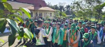 Ratusan Siswa Peserta Workshop Green Policing Polda Riau Dapat Pembekalan Tentang Pembibitan Pohon