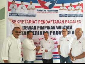 Maju Dapil Pekanbaru, T. Razmara Daftar Bacaleg ke Partai Perindo Riau
