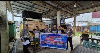 Satlantas Polres Inhil Gencarkan Sosialisasi Larangan Kendaraan Over Loading dan Over Dimensi