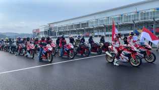 Juara Asia Andi Gilang dan Komunitas Honda Ramaikan CBR Track Day di Mandalika