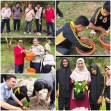 SMKN 1 Sabak Auh Dapat Bantuan Tanaman dan Buahan dari DLHK Riau dan IMPLI Riau